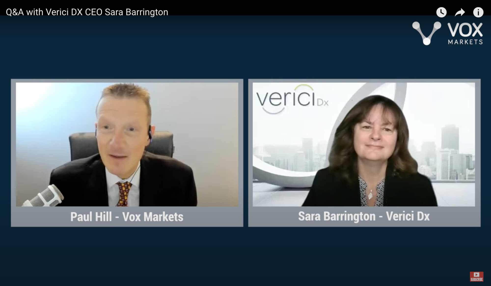 QA with Verici DX CEO Sara Barrington
