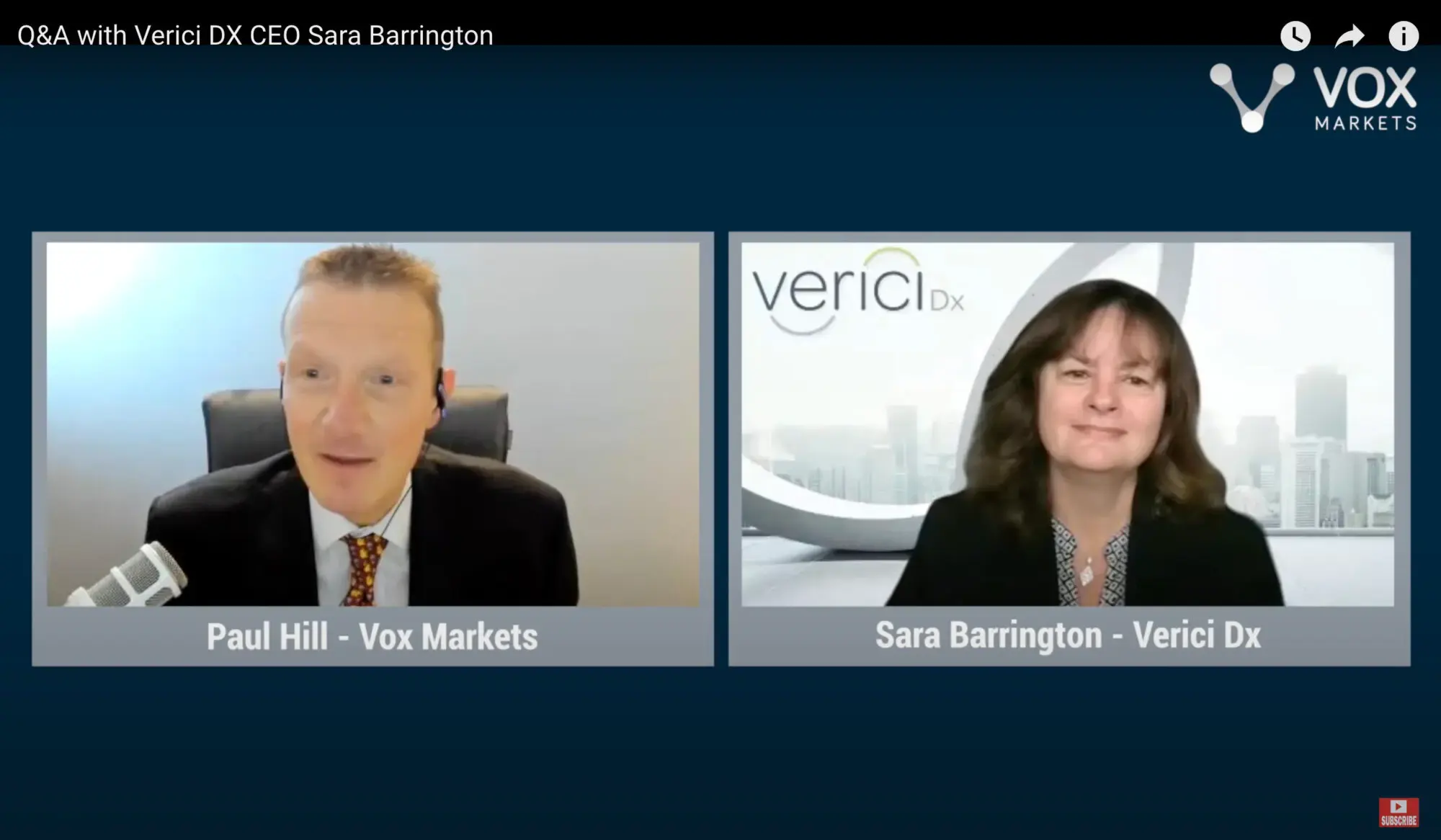 QA with Verici DX CEO Sara Barrington